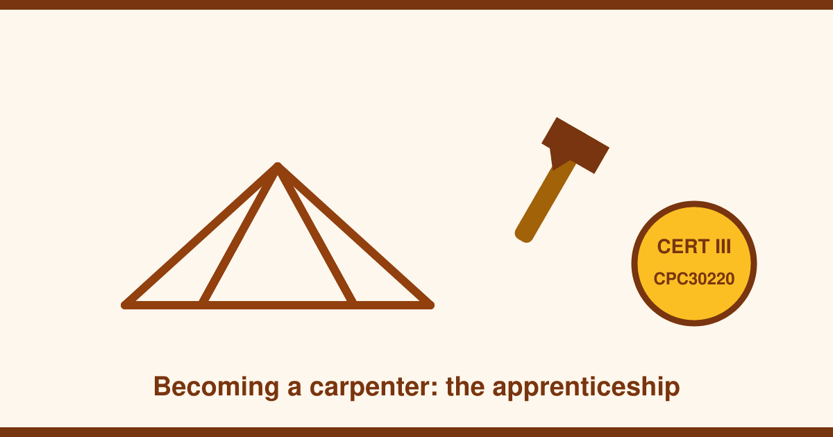 How to Become a Carpenter in Australia: The Apprenticeship, Cert III — and the Climb From $13 an Hour to $95k