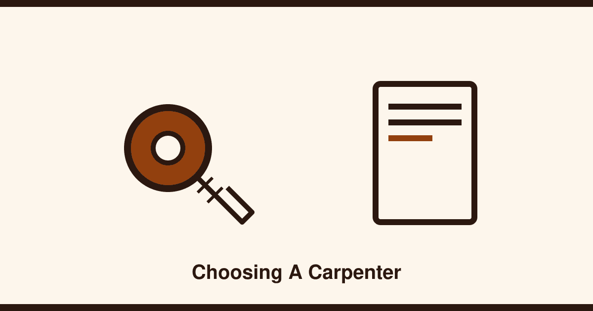 Choosing a carpenter: licence, insurance and a proper written quote